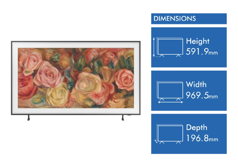 Samsung 43" The Frame 4K QLED Smart TV 24