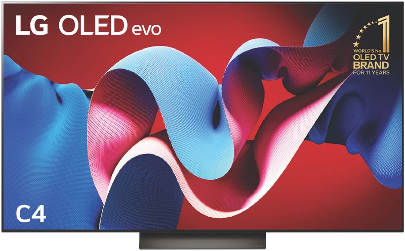 LG 65" OLED EVO C4 4K Smart TV 24