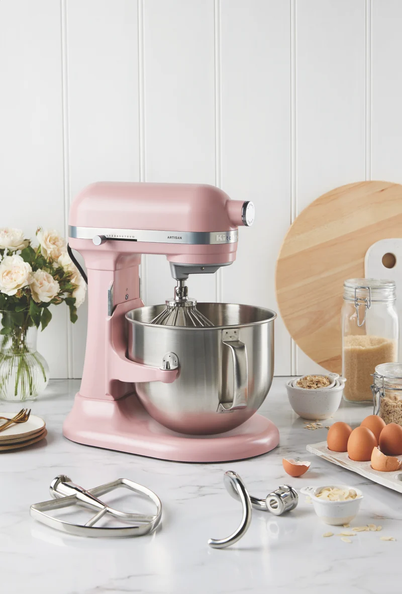 KitchenAid 6.6L Bowl Lift Stand Mixer Dried Rose