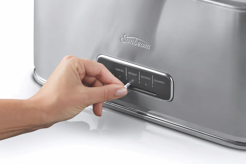 Sunbeam Arise Collection Inline 4 Slice Stainless Steel Toaster