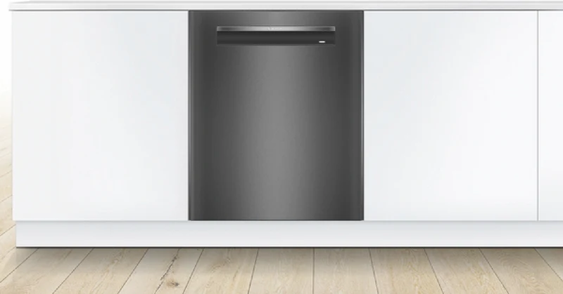 Bosch Series 6 Built-Under Dishwasher, Brushed Black Stainless Steel