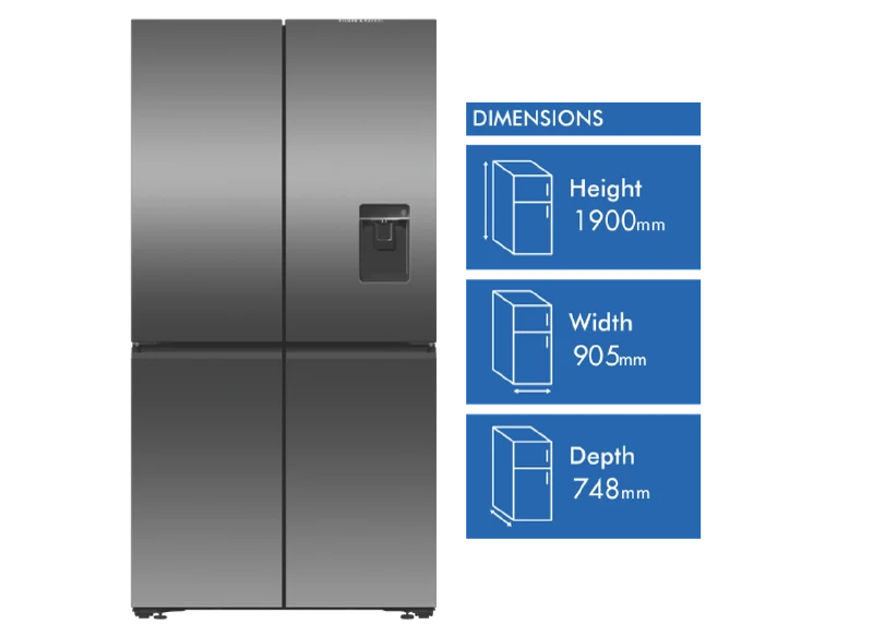 Fisher & Paykel 690L Quad Door Refrigerator