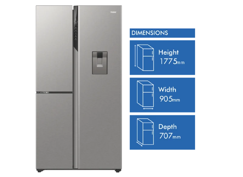 Haier 574L Side By Side Refrigerator