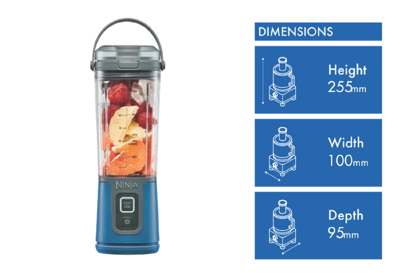 Ninja Blast Portable Blender Denim Blue