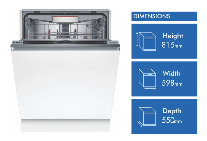 Bosch Series 8 Accentline Fully Integrated Dishwasher