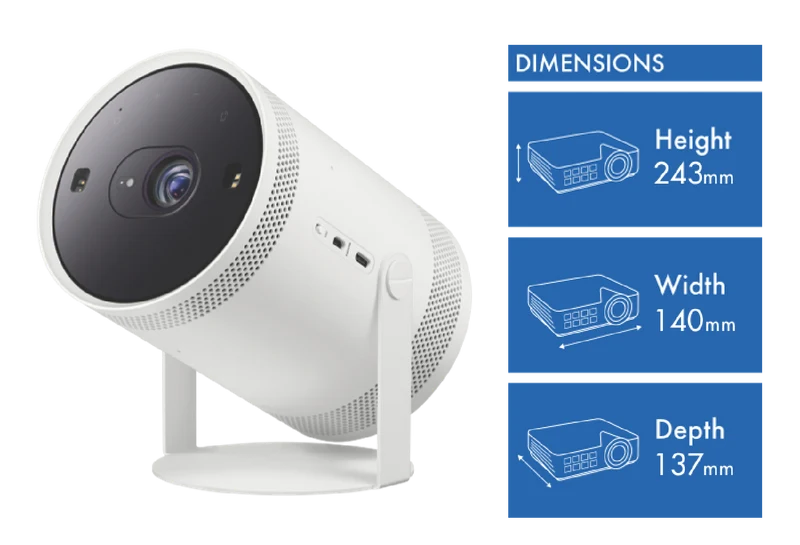 Samsung The Freestyle Portable Smart FHD Projector 23