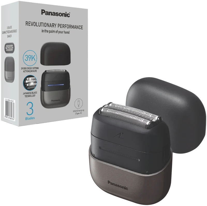Panasonic Compact 3 Blade High Speed Shaver Black