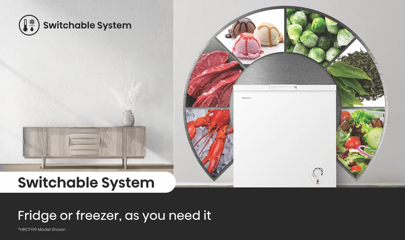Hisense 145L Hybrid Chest Freezer
