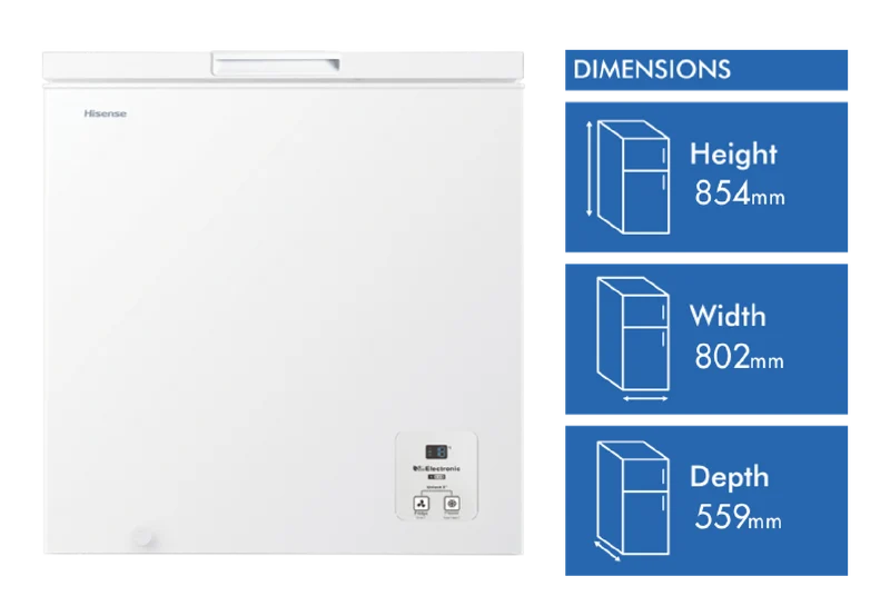 Hisense 200L Hybrid Chest Freezer