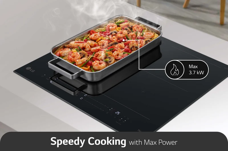 LG 60cm Induction Cooktop, 4 Zones, 2 Flexi