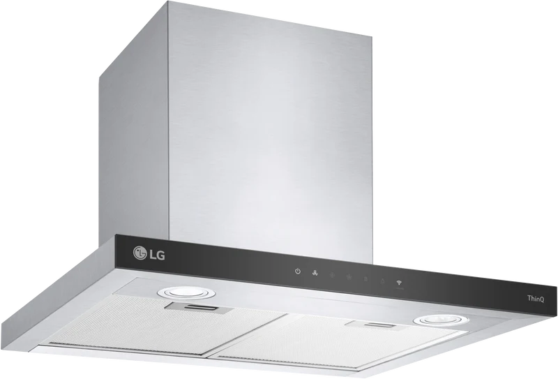 LG 60cm T-Shape Rangehood with ThinQ Auto, Stainless Steel
