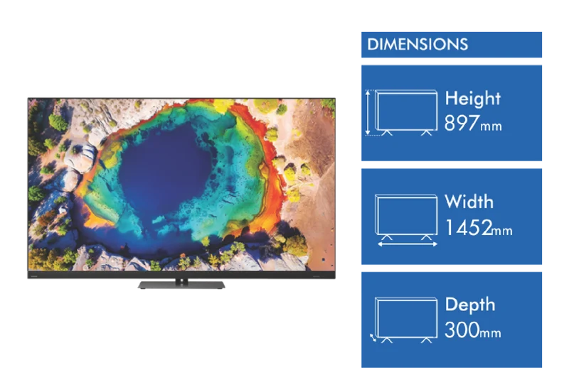 Toshiba 65" Z870NP Series 4K Mini-LED Smart TV 2024