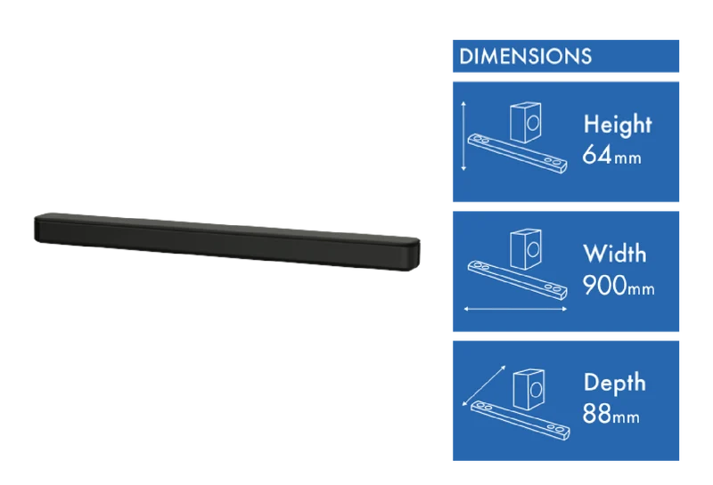 Sony 2.0Ch 120W Soundbar
