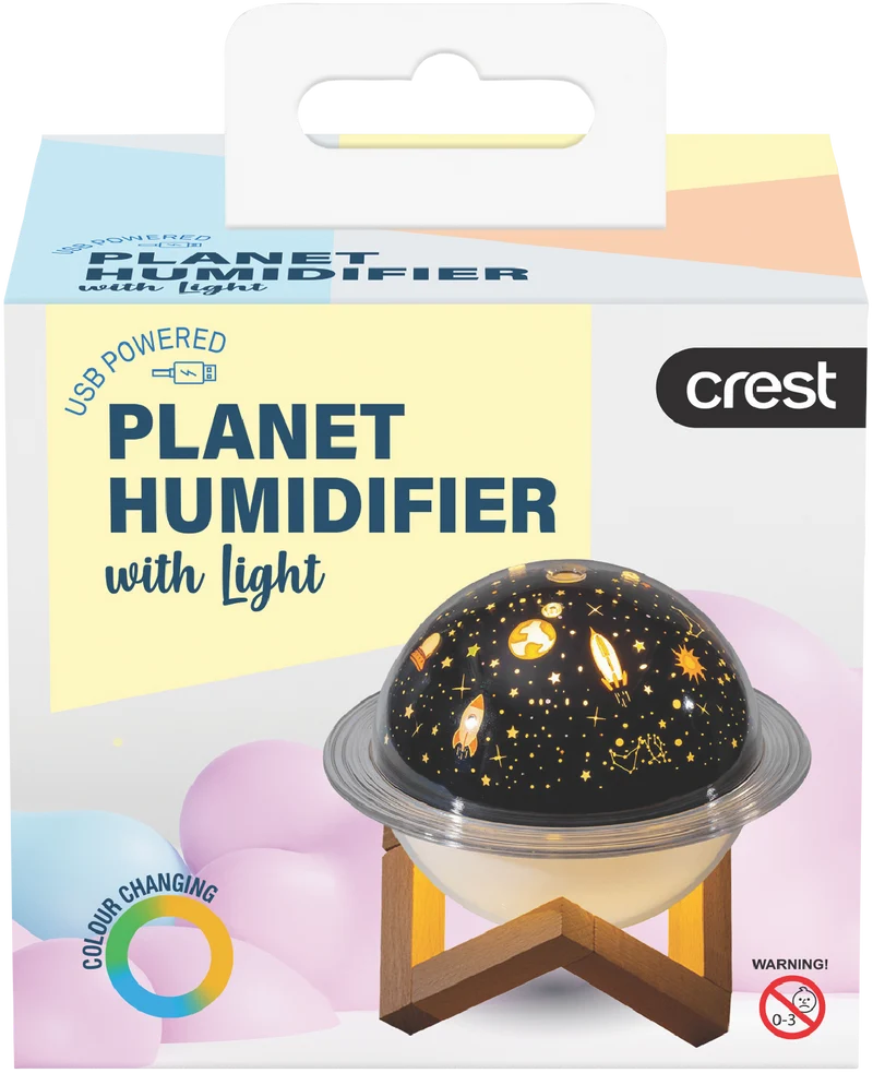 Crest Planet Humidifier with Projector Light