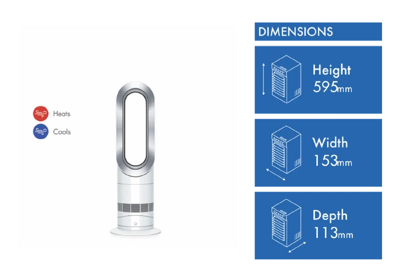 Dyson AM09 Hot+Cool Fan