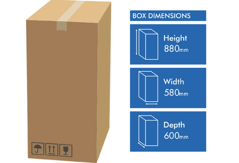 CHiQ 85L Upright Freezer