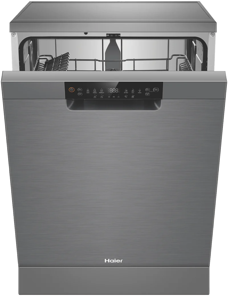 Haier 500 Series Freestanding Dishwasher, Satina