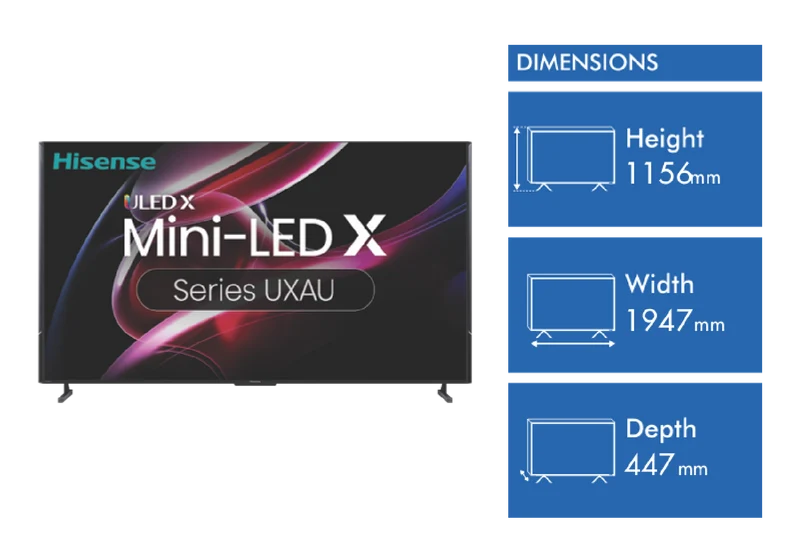 Hisense 85" UXAU 4K ULED X Mini-LED QLED Smart TV 23