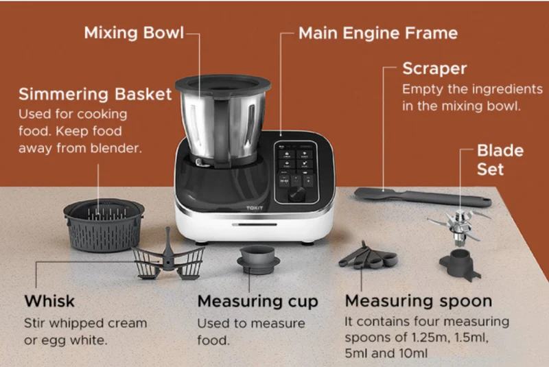 TOKIT C2 AI Omni Cook Robot Basic Bundle