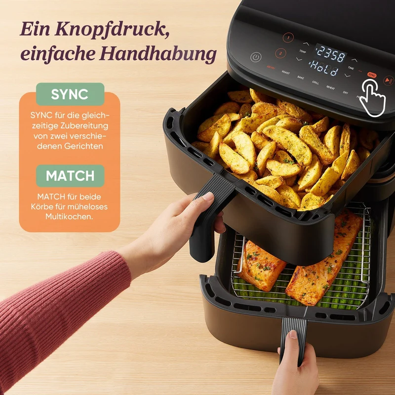 COSORI Turbo Tower™ 10,8-Liter Heißluftfritteuse Standard
