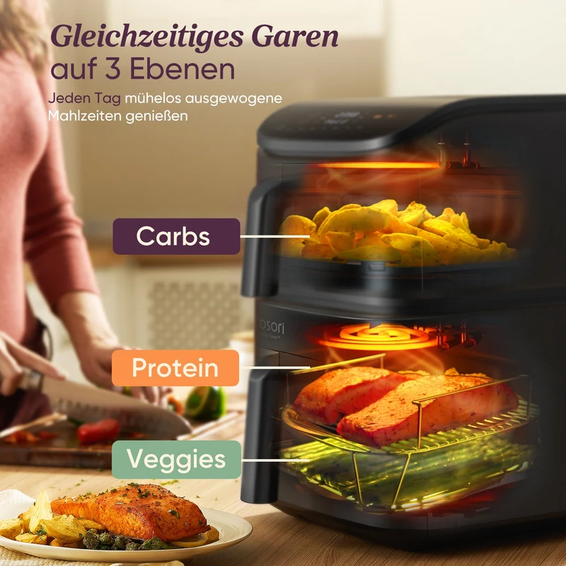 COSORI Turbo Tower™ 10,8-Liter Heißluftfritteuse Standard