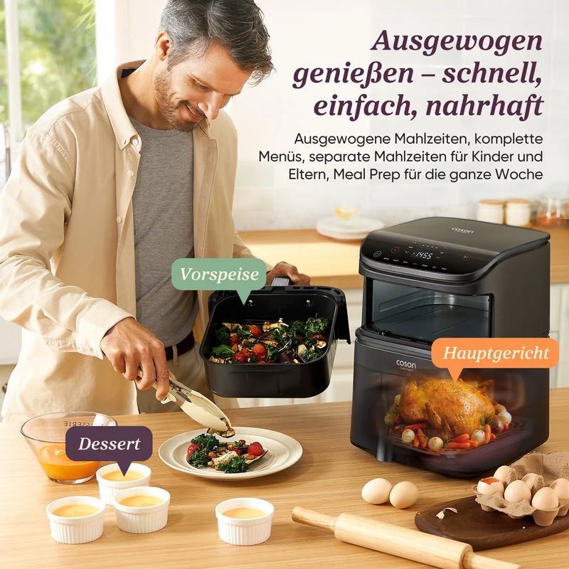 COSORI Turbo Tower™ 10,8-Liter Heißluftfritteuse Standard
