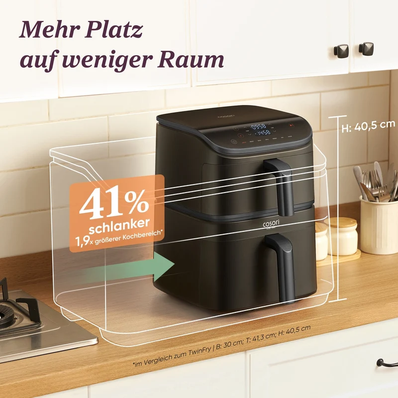 COSORI Turbo Tower™ 10,8-Liter Heißluftfritteuse Standard
