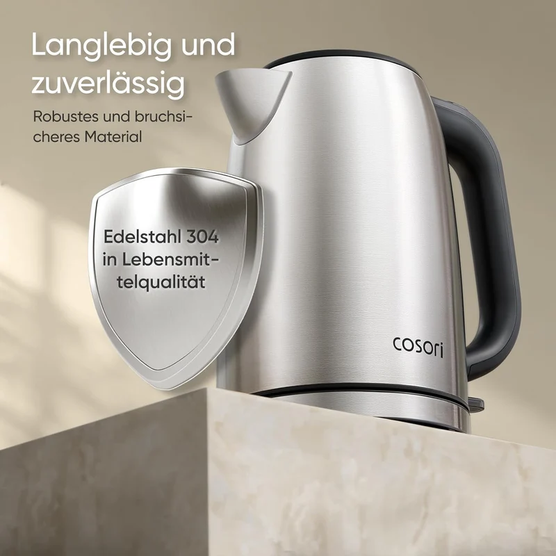 COSORI Wasserkocher Edelstahl