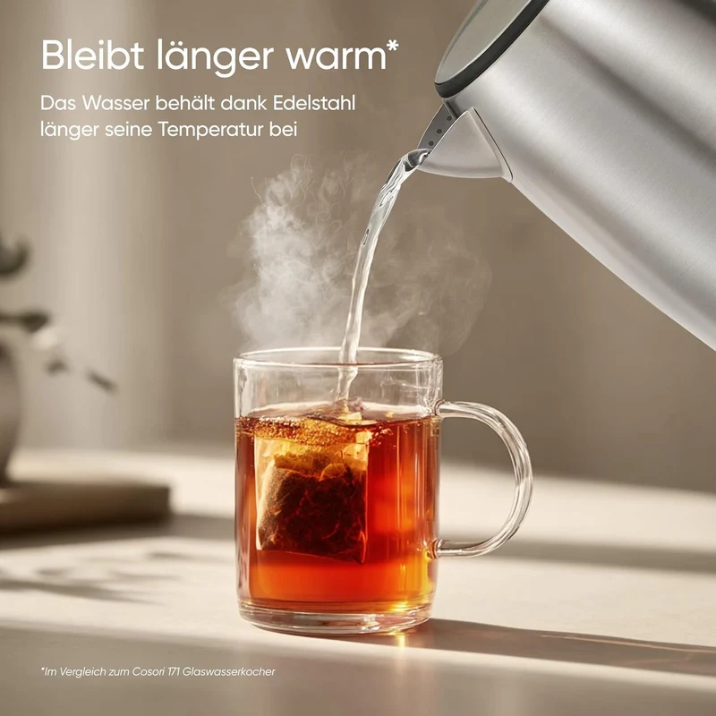COSORI Wasserkocher Edelstahl