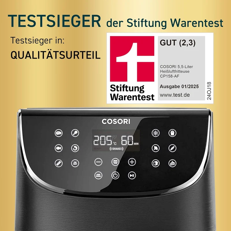 COSORI 5,5-Liter Heißluftfritteuse