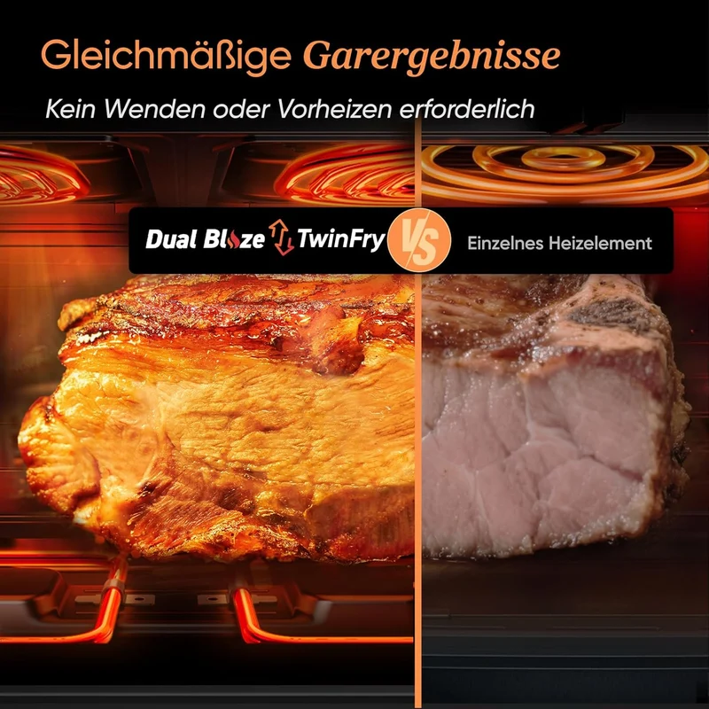 COSORI Dual Blaze Twinfry™ 10-Litre Heißluftfritteuse