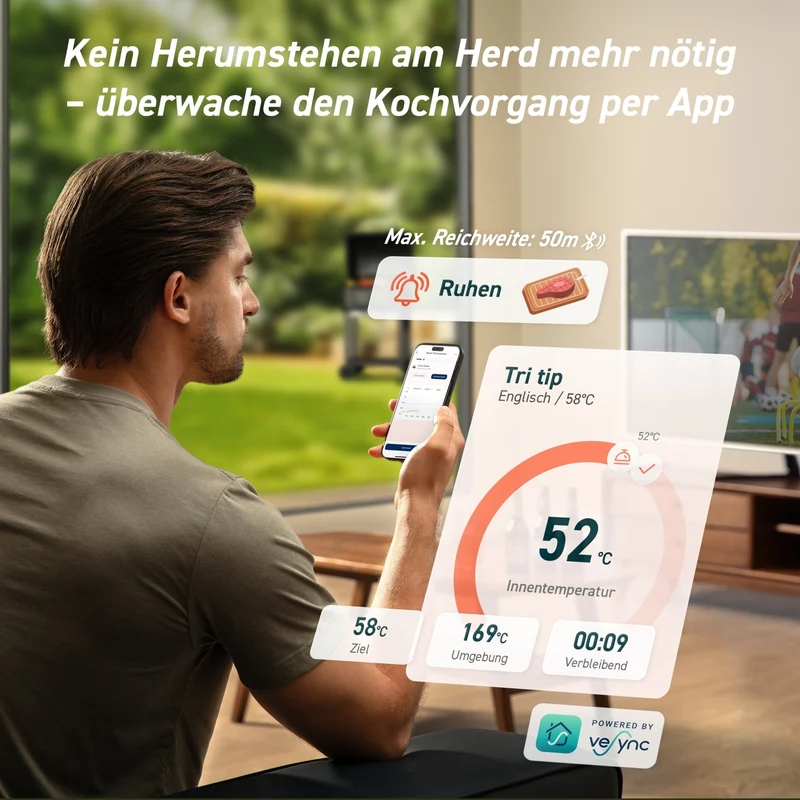 COSORI Smartes Fleischthermometer