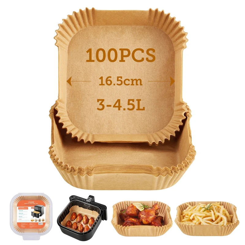 COSORI Backpapier für Heißluftfritteuse 3-4.5L
