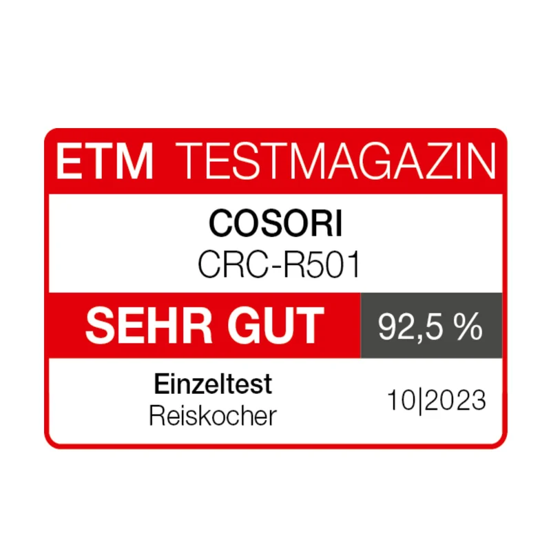 COSORI 5.0-Liter Rice Cooker schwarz
