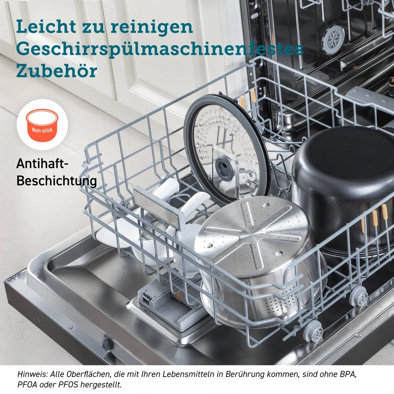 COSORI 5.0-Liter Rice Cooker schwarz
