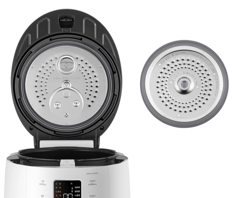 CRP-ST0609F Matt Weiß / TWIN PRESSURE (Digitaler Dampfdruck) Reiskocher | CRP-ST0609F Matt White / TWIN PRESSURE Rice Cooker