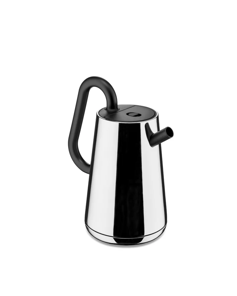 Elektrischer Wasserkocher | 1500 W aus 18/10 Edelstahl mit schwarzem Design