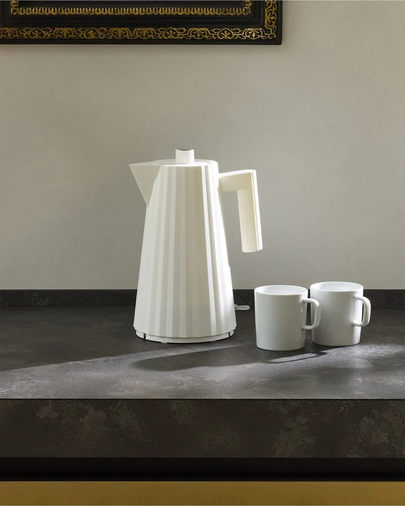 Elektrischer Wasserkocher | 1500 W Plissé Design-Wasserkocher aus thermoplastischem Harz