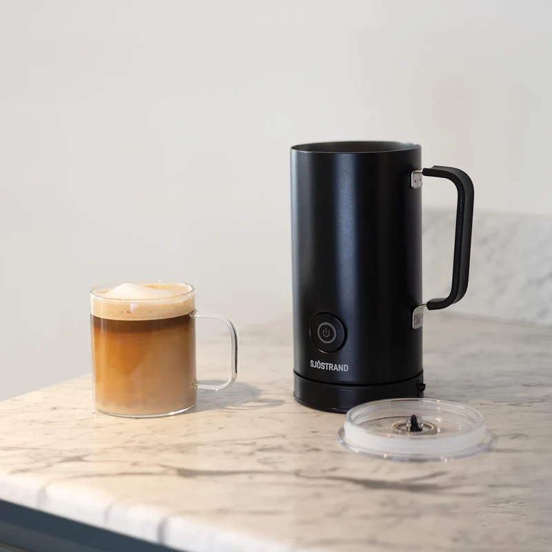 Elektrischer Milchaufschäumer | Automatischer Milchschaum für Cappuccino, Latte & Heiße Schokolade