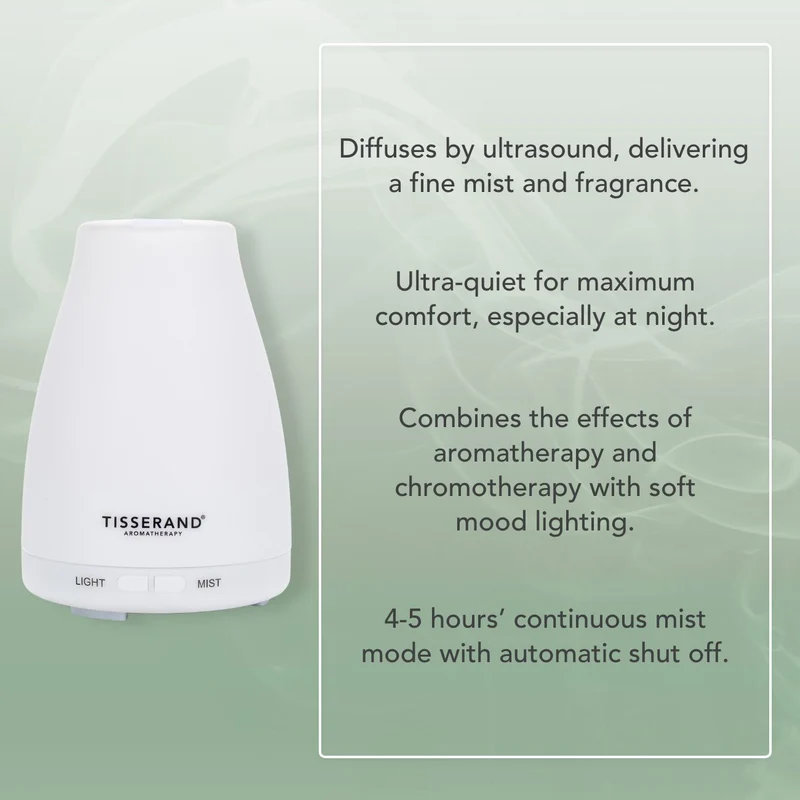 Aroma Diffuser | Ultraschall Duftdiffuser für ätherische Öle mit LED-Beleuchtung