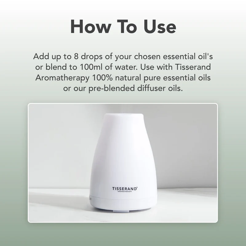 Aroma Diffuser | Ultraschall Duftdiffuser für ätherische Öle mit LED-Beleuchtung