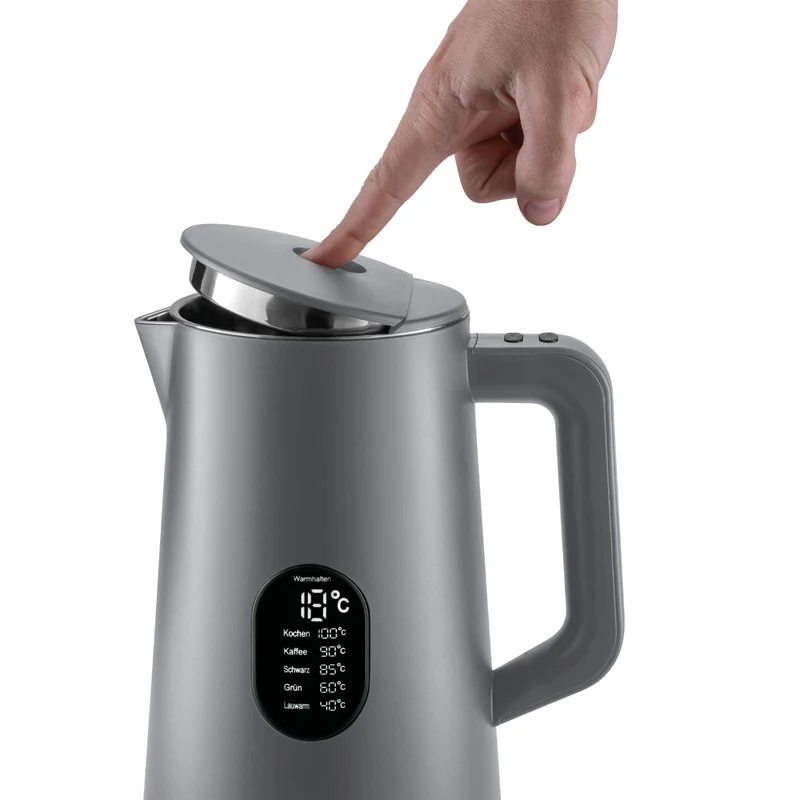 Wasserkocher | Elektrischer Wasserkocher 1,5 Liter mit Temperaturwahl