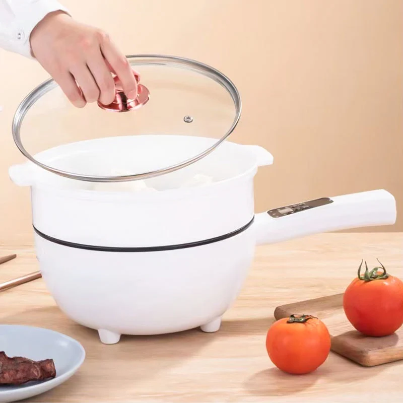 Elektrischer Multikocher 3–4 L | Braten, Schmoren, Dämpfen & Kochen | Antihaft, Timer 1–12 h | Kompakt mit Warmhalten