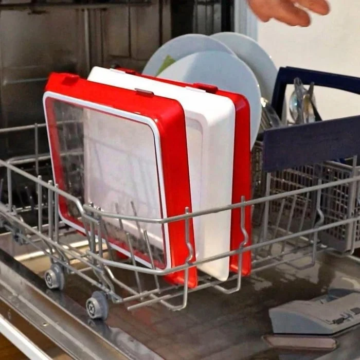 Frischhaltedosen Set mit elastischer luftdichter Folie | Stapelbare Lebensmittelbehälter für Kühlschrank & Meal Prep | Wiederverwendbar | FreshGuard Pro