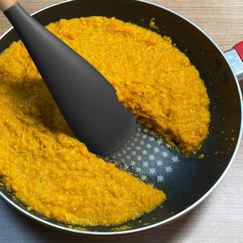 Multifunktionaler Kochlöffel & Pfannenwender | Hitzebeständig bis 230°C, BPA-freies Silikon | Schonend für Antihaft | 29×7 cm