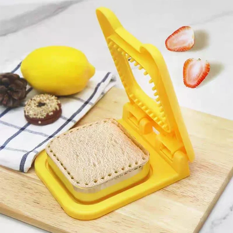 Sandwich Ausstecher & Versiegler | Macht gefüllte Taschen-Sandwiches in Sekunden | BPA-freier Kunststoff | Für Lunchbox & Snacks