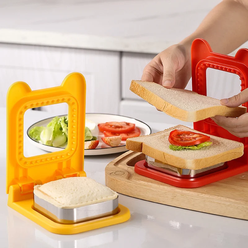 Sandwich Ausstecher & Versiegler | Macht gefüllte Taschen-Sandwiches in Sekunden | BPA-freier Kunststoff | Für Lunchbox & Snacks