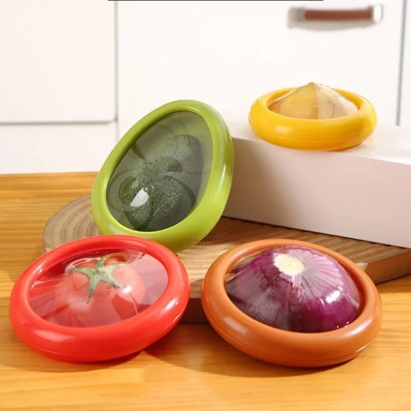 Wiederverwendbare Lebensmittelbox mit Silikonfolie | Frischhaltebox für Obst und Gemüse | Platzsparend