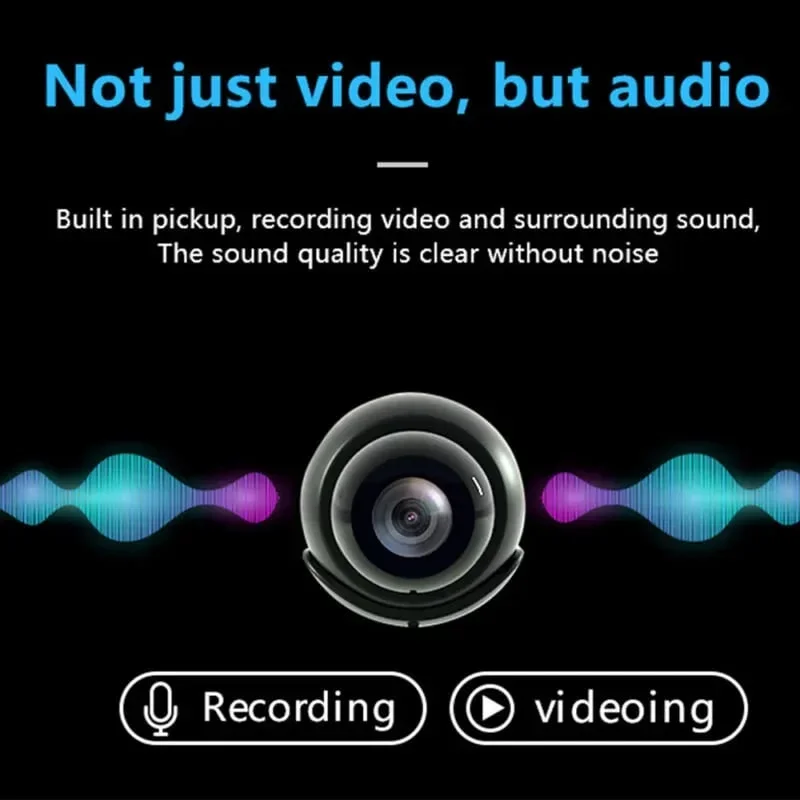 Drahtlose Mini Kamera | 1080P HD & Bewegungserkennung | WLAN Überwachungskamera mit Audio & Nachtsicht