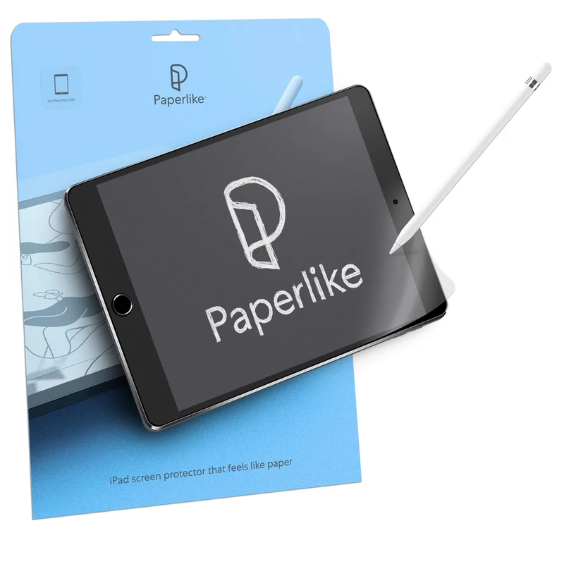 Paperlike 2.0 (2 Stück) für iPad Mini 7,9" (2019) - Folie zum Zeichnen, Schreiben und Notizen machen